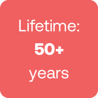 Lifetime- 50+ years_100x100 Icon: Lifetime 50+ years